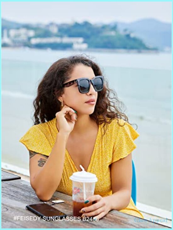 Vintage Square Gradient Sunglasses UV400 Protection main image 7